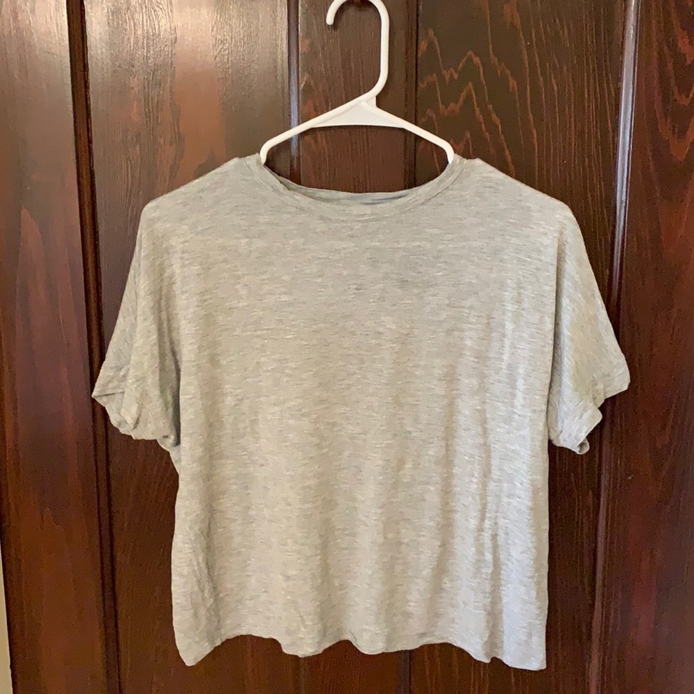Vince Light Grey Boxy T-Shirt